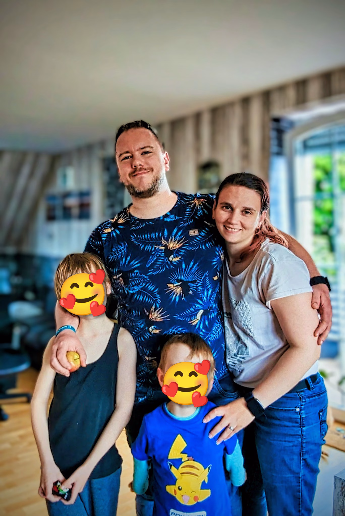 Björn Ludwiczak und Familie